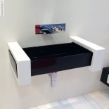 GSG Ceramic Design | wandhängender Waschtisch Box mit Waschbecken aus