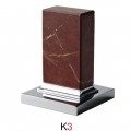 Marmorgriff für die Serie Kea | K3 | Roter Japis Marmor