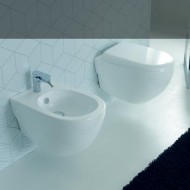 Wand-WC und Bidet Serie ABC | Soft Close Sitz