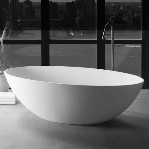 Badewanne London | DADOquartz | weiß | 176x82cm