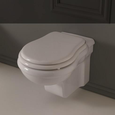 Axa Wand-WC Contea | mit WC-Sitz weiß