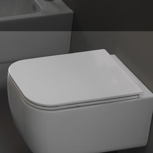 WC-Sitz Serie Brio | weiß | "slim"
