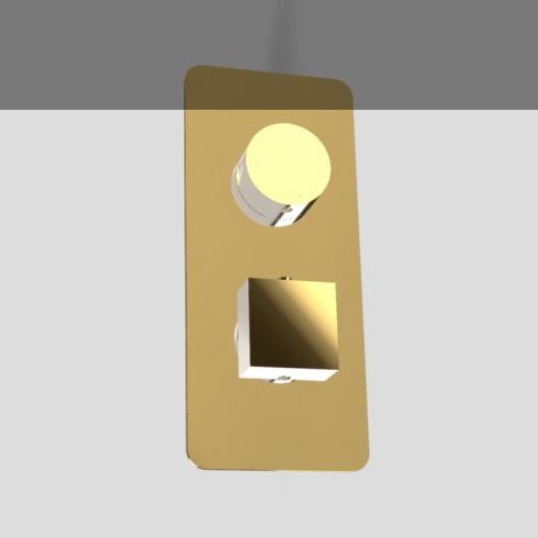 Unterputz-Thermostatmischer PA36 | 8A_DD24 | gold glänzend | 2- oder 3-Wege