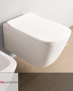 Wand-WC/Bidet-Set Serie A16 | Soft Close Sitz