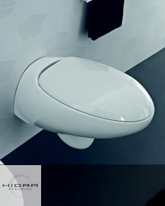 Wand WC Tao | weiß glänzend | mit WC-Sitz