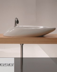 Waschschale Touch | 90cm | weiß glänzend