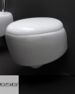 GSG | spülrandloses Wand WC | Serie Touch | Soft Close WC-Sitz