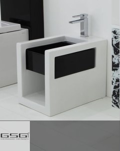 Standbidet Box | weiß / schwarz