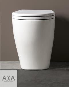 Axa Stand-WC Serie Avani | spülrandlos | 50cm | mit WC-Sitz 