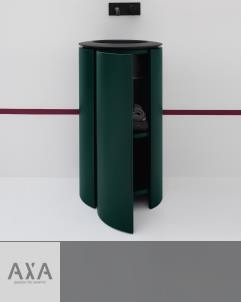 Säulenschrank mit Waschbecken Skyland | D= 48cm