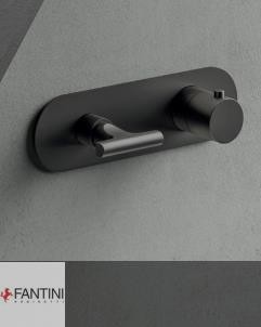 Fantini 1-3 Wege Thermostat Sailing | Matt Gun Metal PVD
