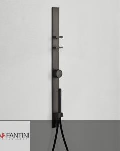 Fantini Thermostatbrausemischer AK/25 | Aboutwater Fanini +  Boffi | Matt Gun Metal PVD