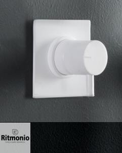 Unterputzmischer Diametro35 | Oberfläche: weiß matt (C03) | quadratische Platte