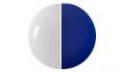 Keramikfarbe weiß glänzend | Seitenbezug aus Samt: velluto: blau (63)