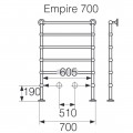 Empire 700 | 246W | 70x100cm | bodenmontiert