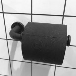 JEE-O | WC-Rollenhalter Soho | Hammerschlagbeschichtung | schwarz matt