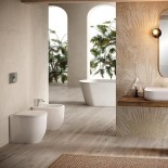 Stand-WC und Stand-Bidet Serie Giò Evolution | Soft Close Sitz | Ausführung weiß 