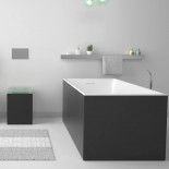 GSG | Badewanne Venus | schwarz/weiß | 170x75