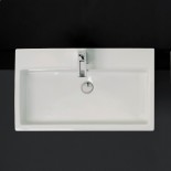 GSG | Waschtisch Quad 80 | weiß glänzend