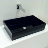 Waschtischschale Box | 60 x 35,5 | schwarz