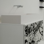 Waschtischschale Box | 80 x 35,5 | weiß
