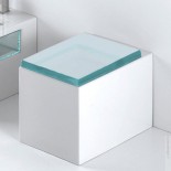 Stand-WC | Serie Glass | transparenter WC-Sitz