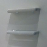Handtuchstange und Ablage Touch | Keramik | 36cm
