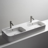 Doppel-Waschbecken Cosa 120.45| Aufsatz- oder Wandwaschtisch | 120cm