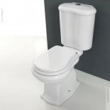 Axa Stand-WC mit Spülkasten Contea | mit WC-Sitz weiß