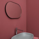 Wandspiegel Ovale | 40x80cm | horizontal installiert