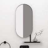 Wandspiegel Ovale | 40x80cm | mit Ablagebord