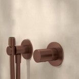 Treemme | Unterputzmischer mit WC-Brause Serie 28mm  | Edelstahl PVD bronce