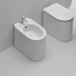 Axaone | Standbidet und WC Serie Delano | weiß glänzend