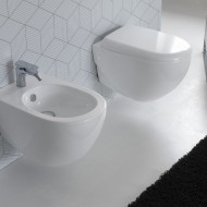 Wand WC+Bidet Set ABC
